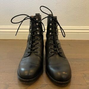 Madewell Patty Lace Up Boots